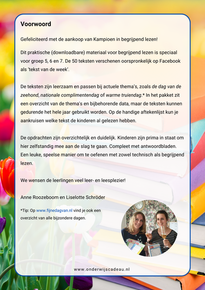 50 teksten van de week (Groep 5 t/m 7)