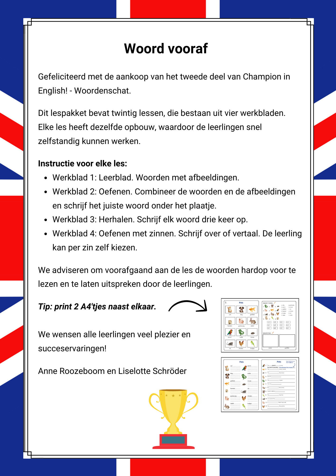 Champion in English! - Woordenschat - Deel 2