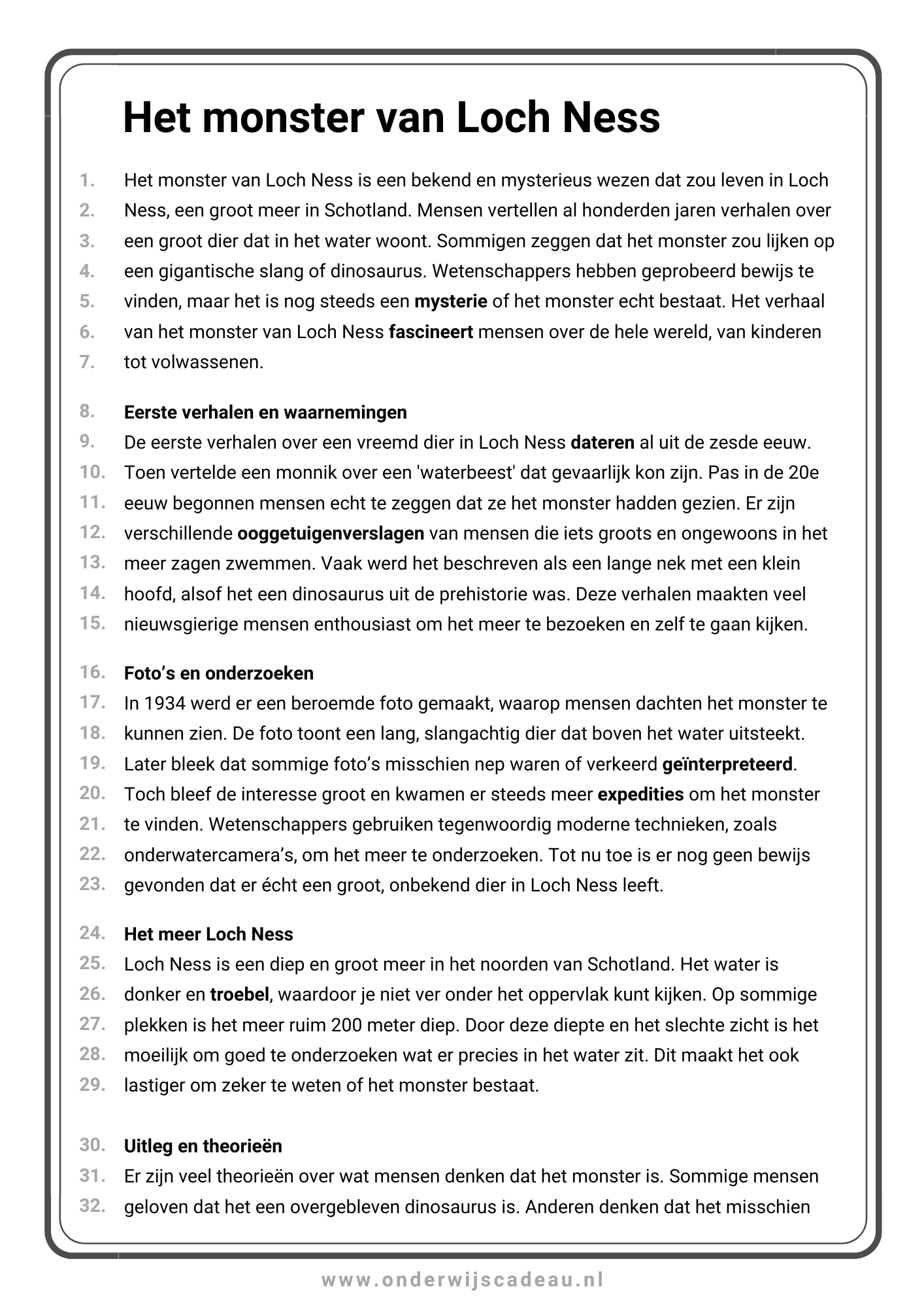 Begrijpend lezen (Groep 7/8) - Deel 1