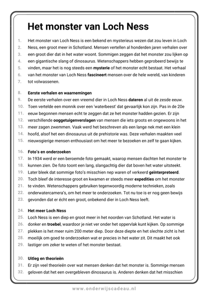 Begrijpend lezen (Groep 7/8) - Deel 1
