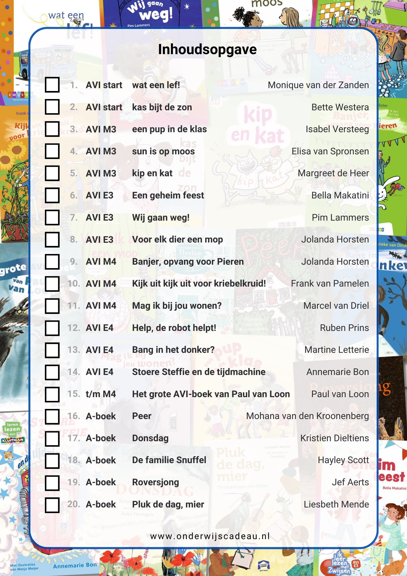 Kampioen in leesmotivatie! - Groep 3/4 - Deel 1