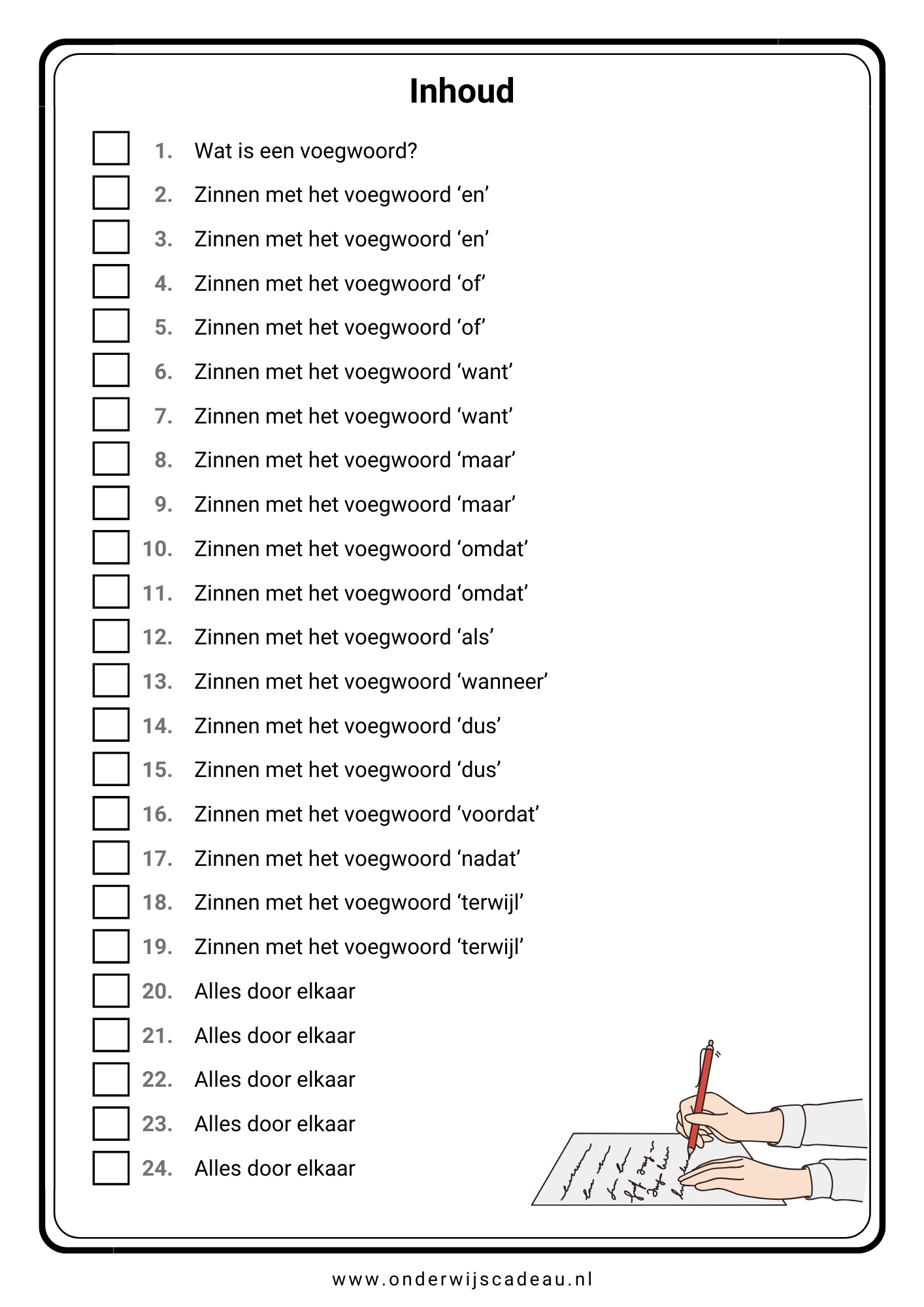 Voegwoorden (NT2)