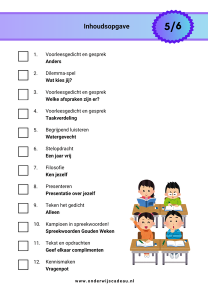 De Gouden Weken (groep 1 t/m 8)