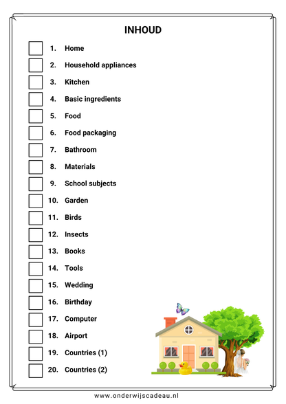 Woordenschat (Engels) - Deel 3