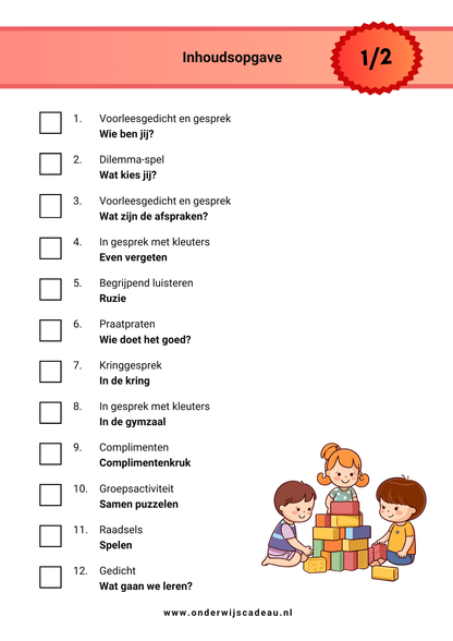 De Gouden Weken (groep 1 t/m 8)