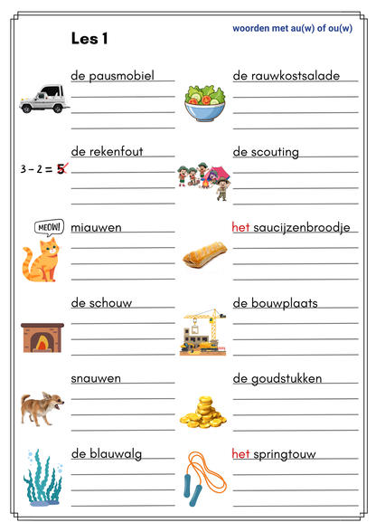 Spelling (NT2) - M7 en E7
