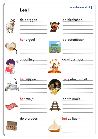Spelling (NT2) - M6 en E6