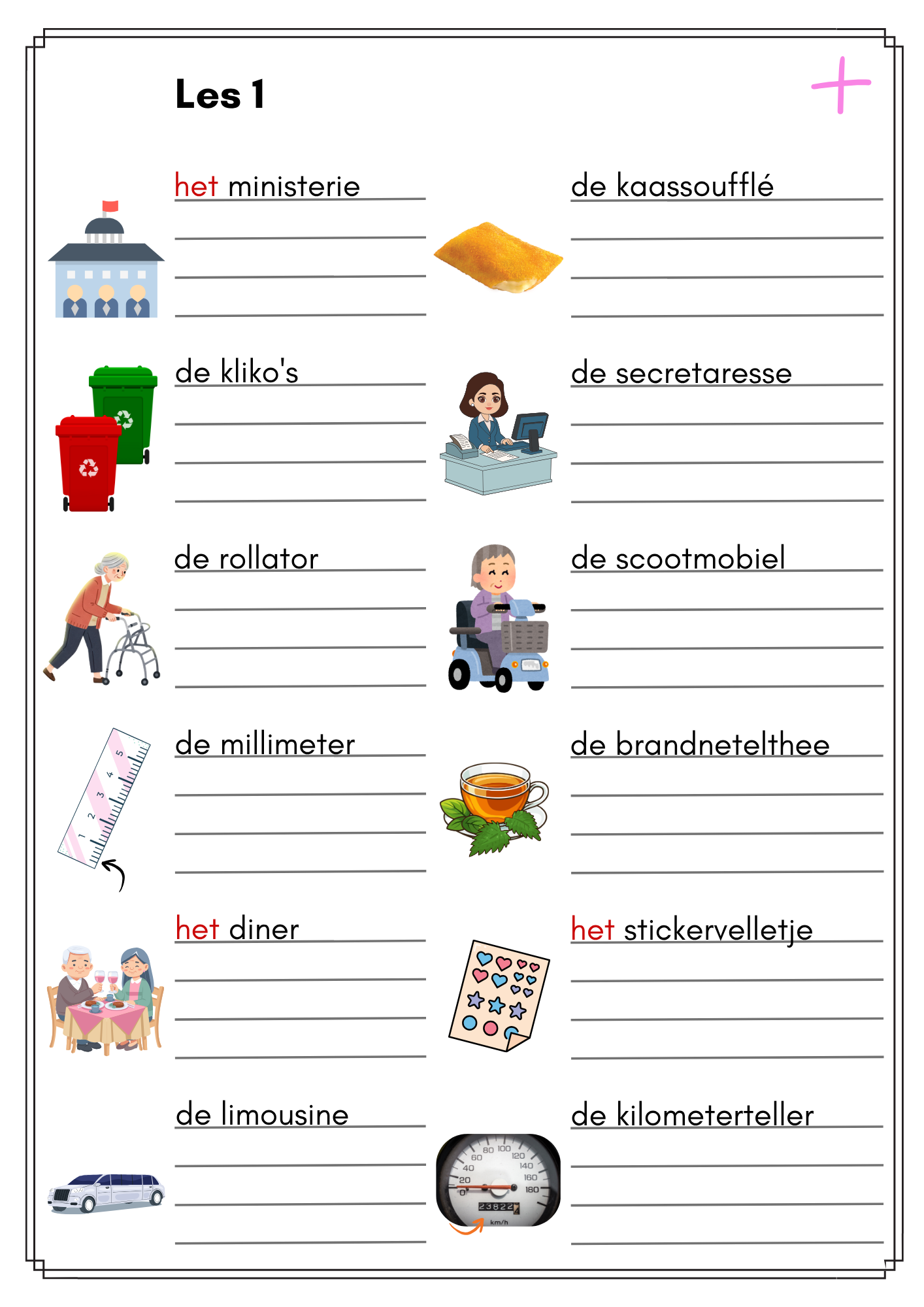 Kampioen in spelling! - B8/M8 en E8 (pluslessen) - NT2-versie