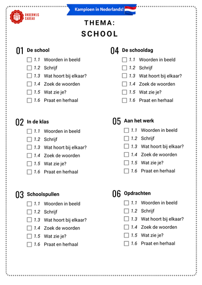 NIEUW! Woordenschattrainer - School