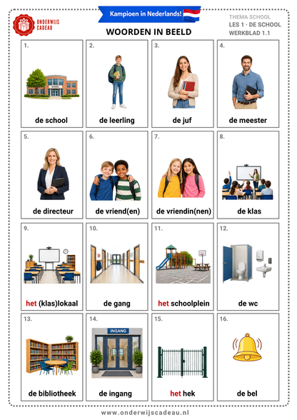 NIEUW! Woordenschattrainer - School