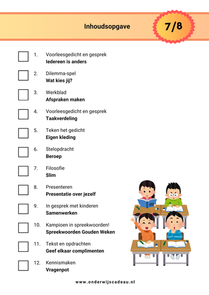 De Gouden Weken (groep 1 t/m 8)