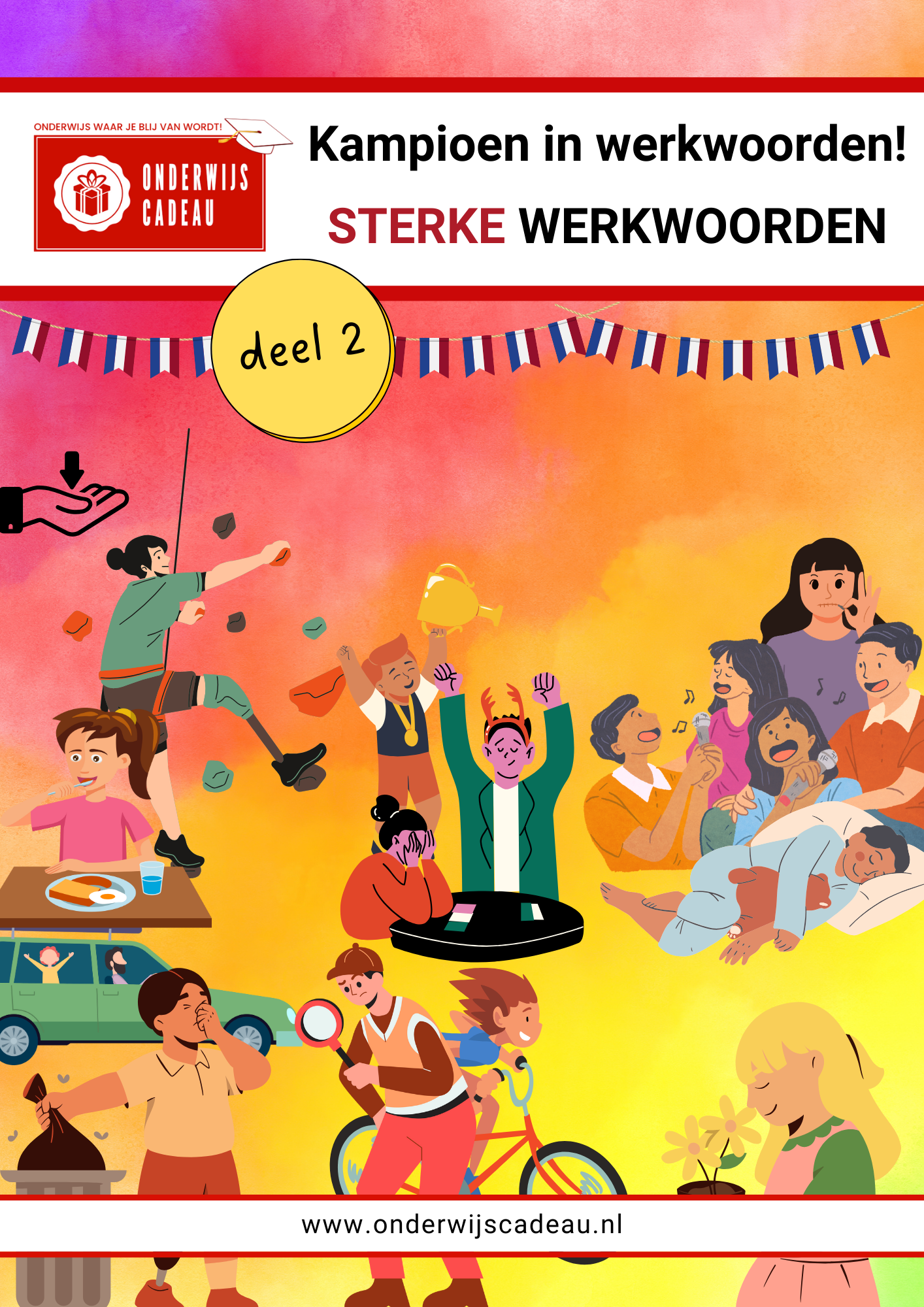 Kampioen in werkwoorden! - Sterke werkwoorden - Deel 2