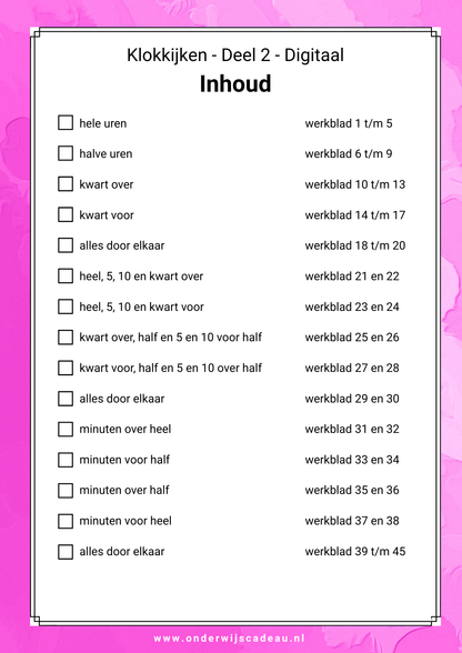 Klokkijken - Deel 2 (Digitaal)