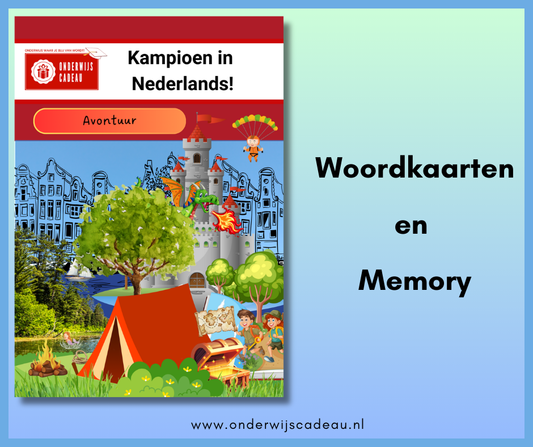 Avontuur (NT2) - Woordkaarten en memory