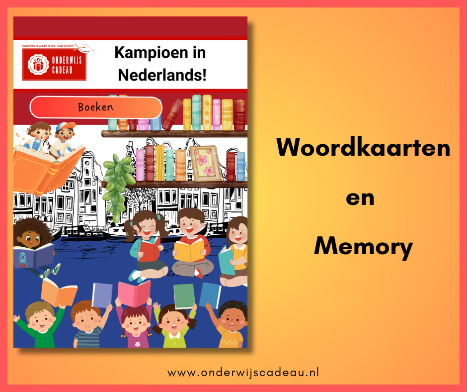 Boeken (NT2) - Woordkaarten en memory