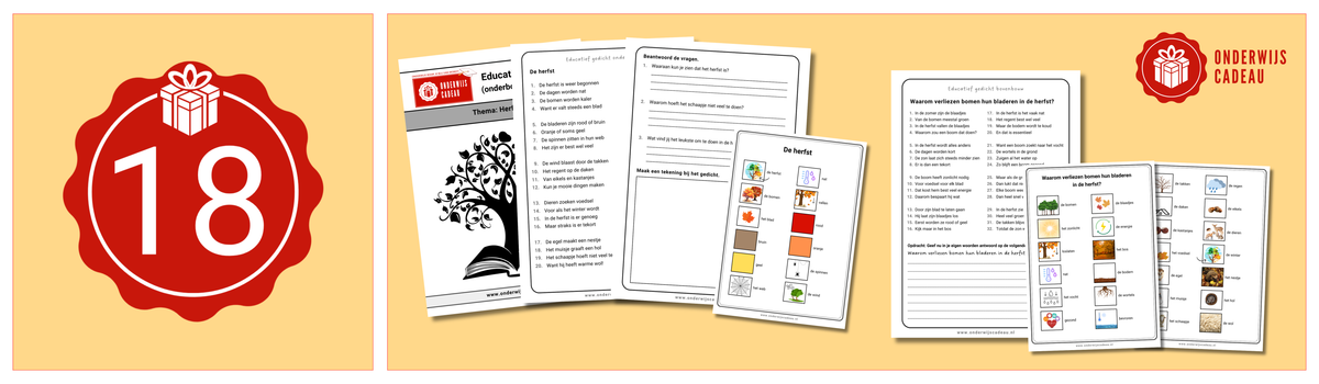 Dag 18: Laat de herfst tot leven komen met educatieve gedichten