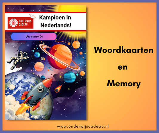 De ruimte (NT2) - Woordkaarten en memory