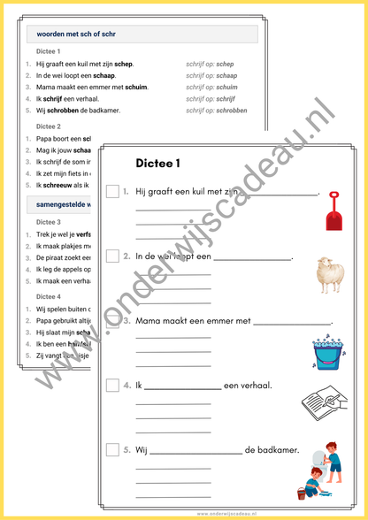 Dictees (NT2) - M4 en E4