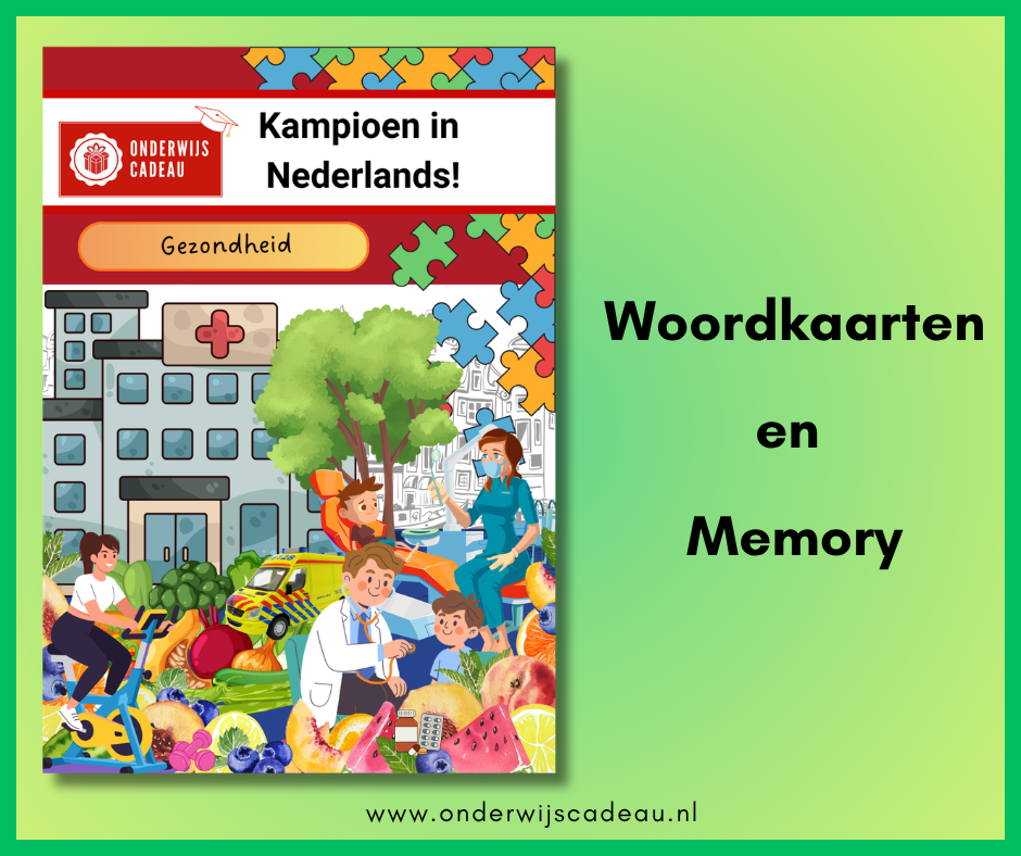 Gezondheid (NT2) - Woordkaarten en memory