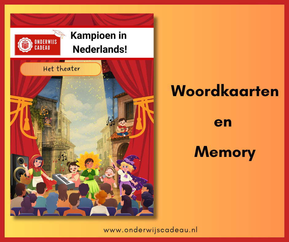 Het theater (NT2) - Woordkaarten en memory
