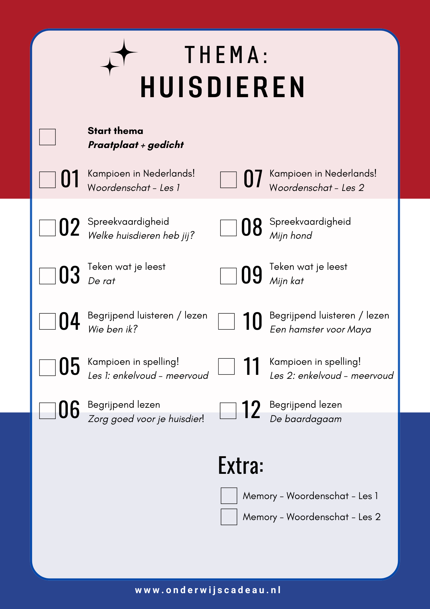 Kampioen in Nederlands! - NT2 - Huisdieren