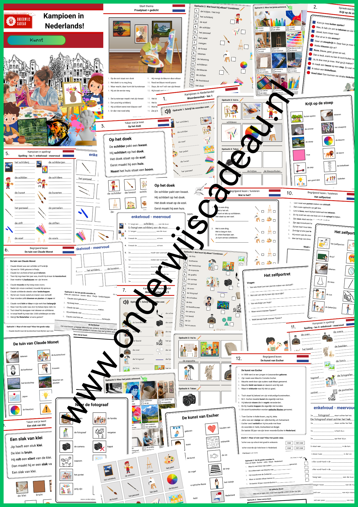 Kampioen in kunst! - NT2 (themapakket + bundel begrijpend lezen)