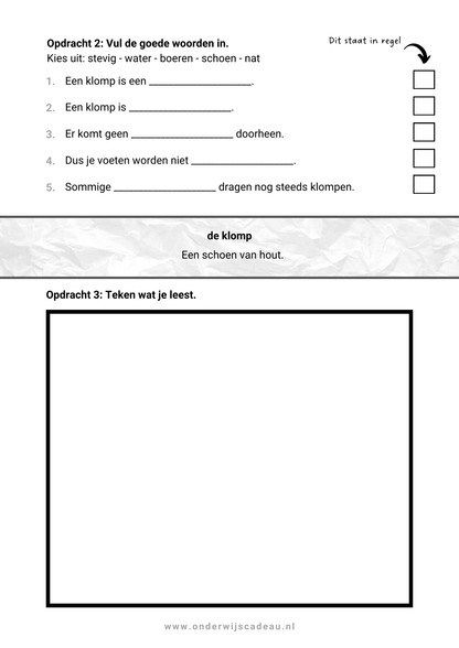 Begrijpend lezen: Nederland (groep 4)