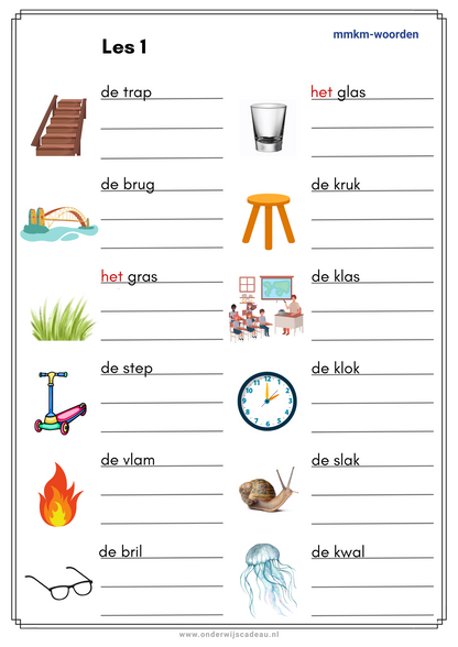 Spelling (NT2) - M3 en E3
