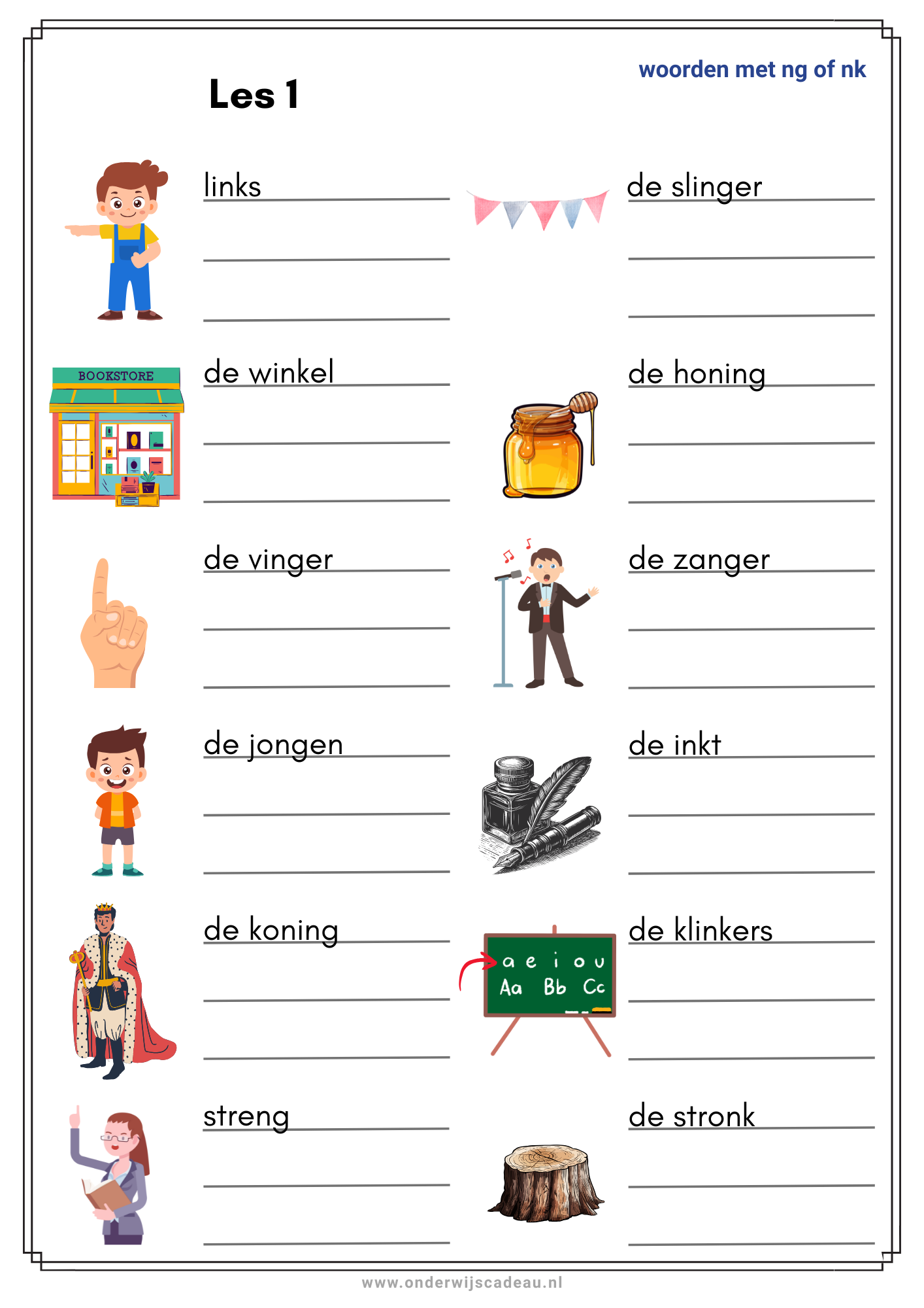 Kampioen in spelling! - M4 en E4 - NT2-versie