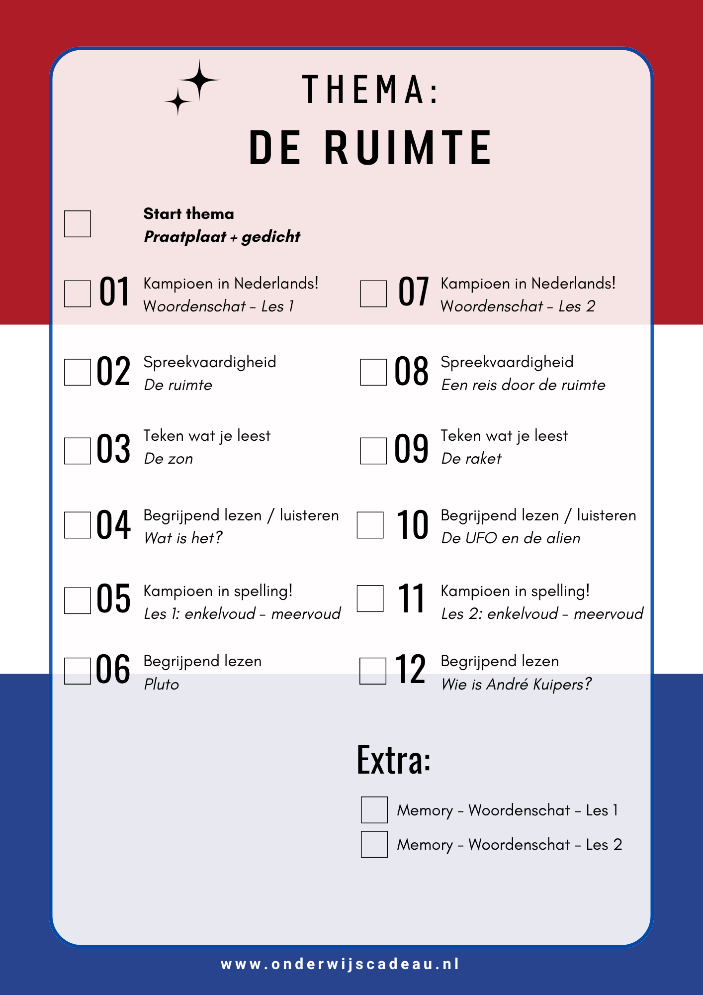 De ruimte (NT2)
