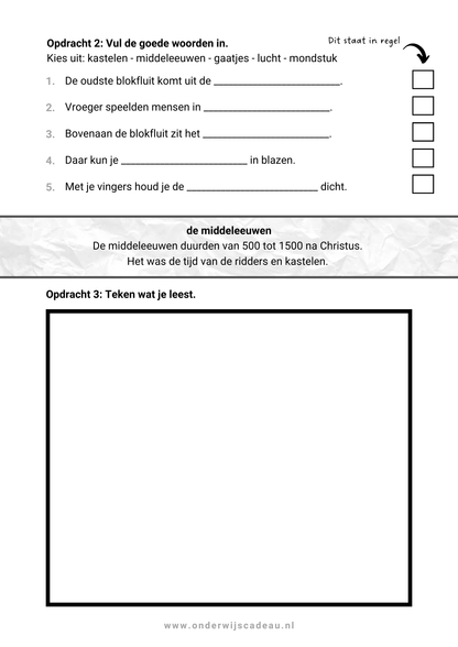 Begrijpend lezen: Muziek (groep 4/5)