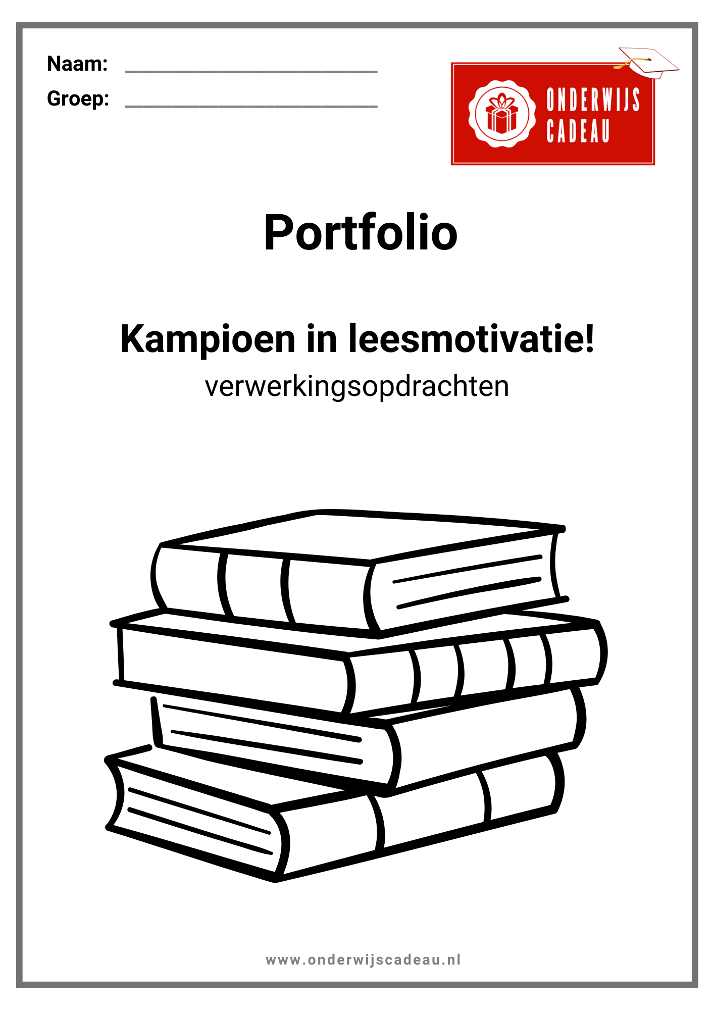 Kampioen in leesmotivatie! - Verwerkingsopdrachten