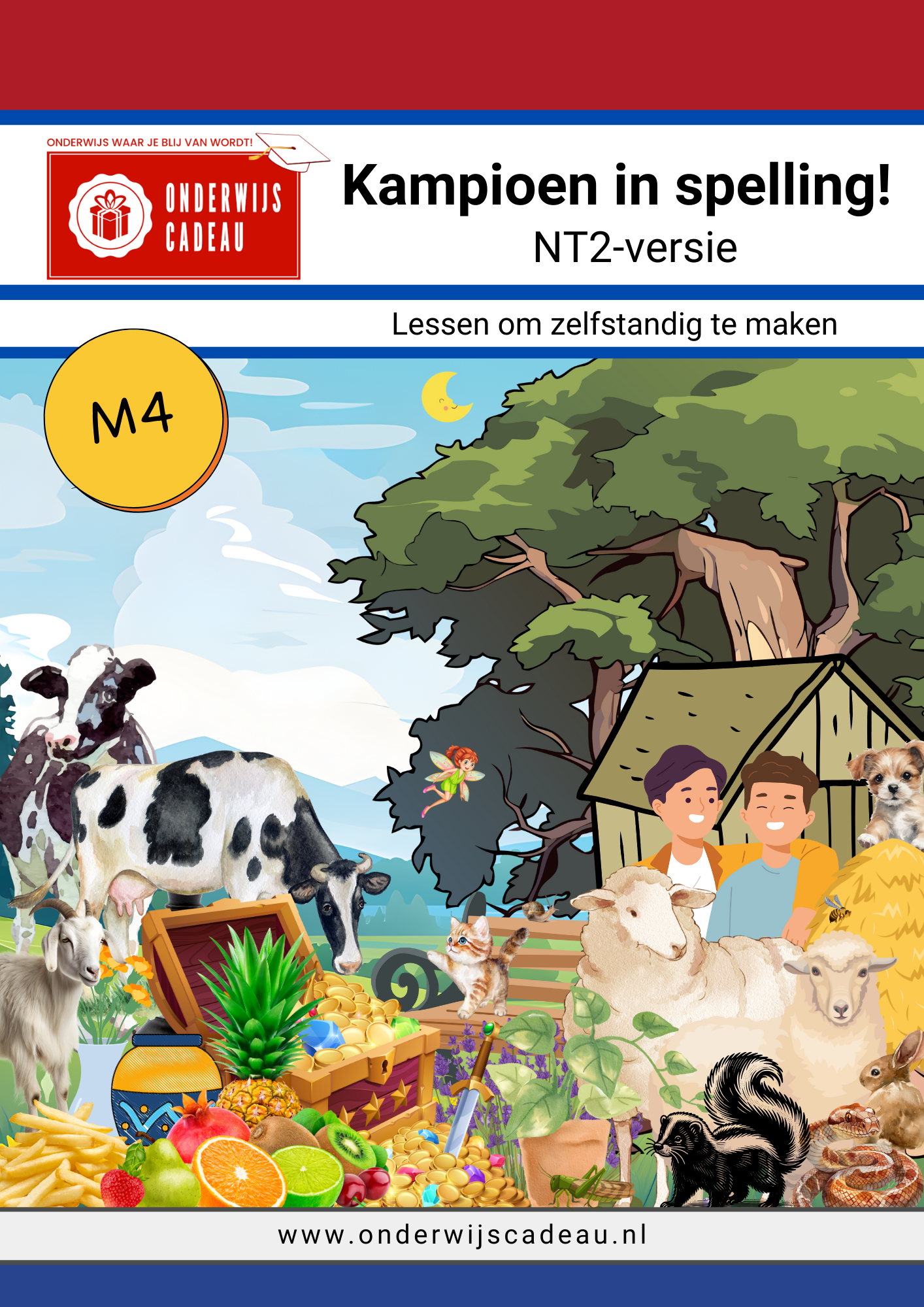 Kampioen in spelling! - M4 en E4 - NT2-versie