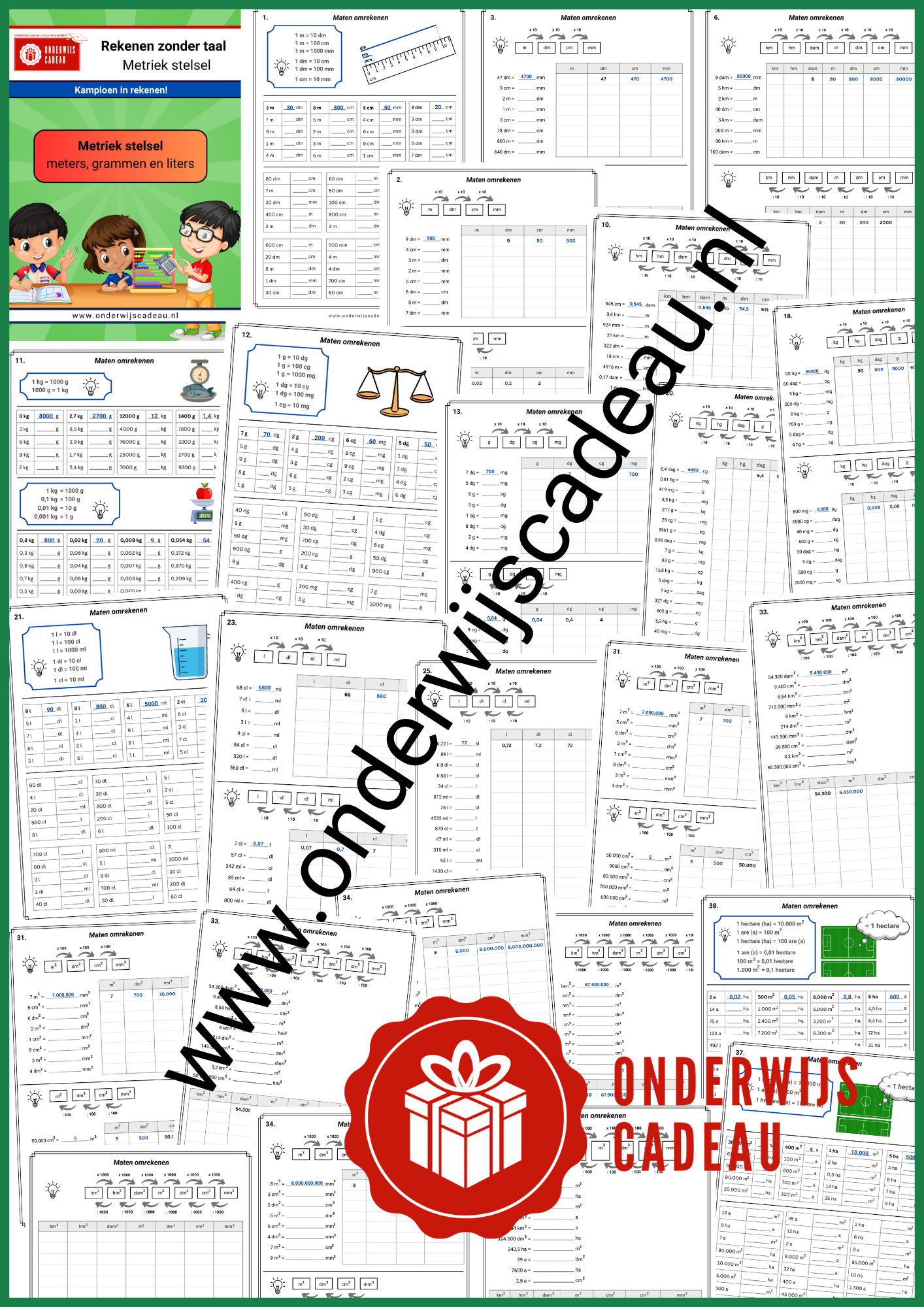 Metriek stelsel (meters, grammen en liters)