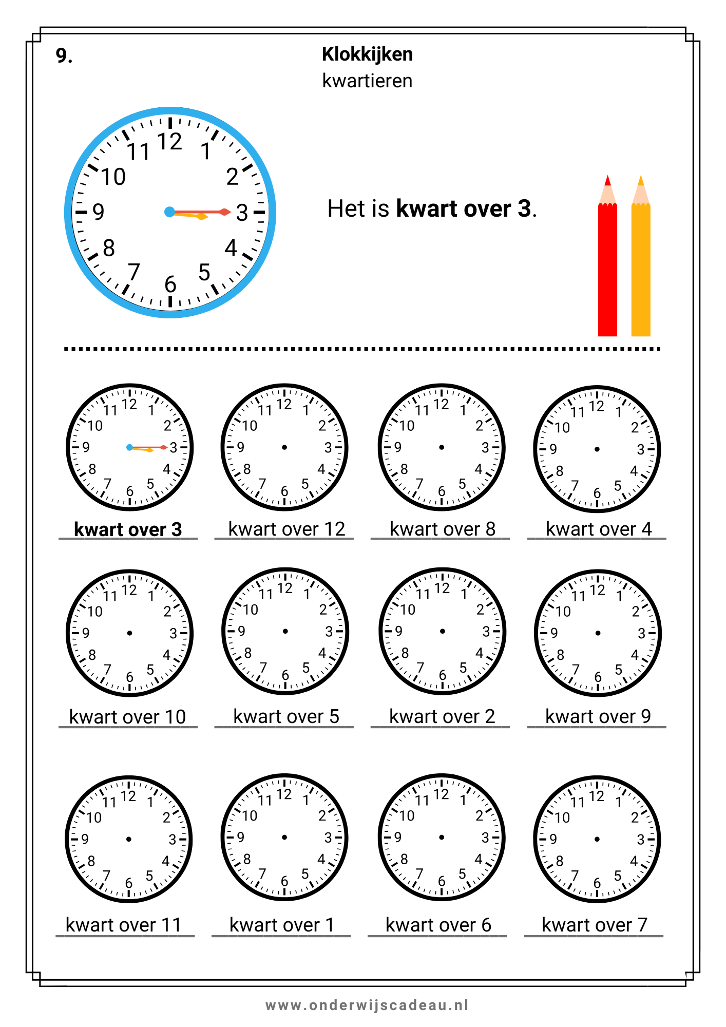 Klokkijken - Deel 1 (Analoog)