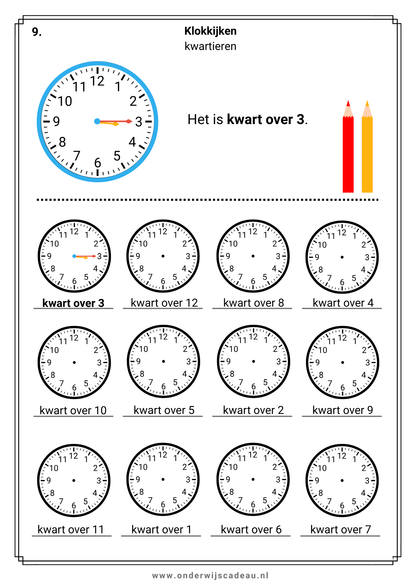 Klokkijken - Deel 1 (Analoog)