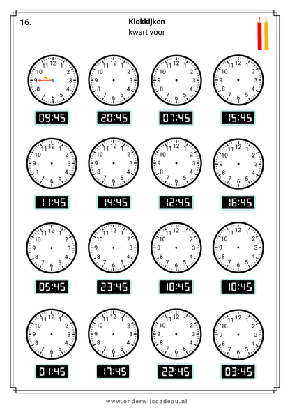 Klokkijken - Deel 2 (Digitaal)