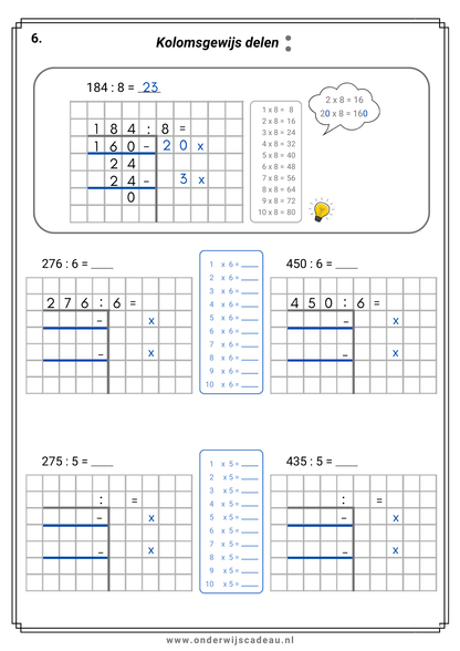 Kolomsgewijs delen