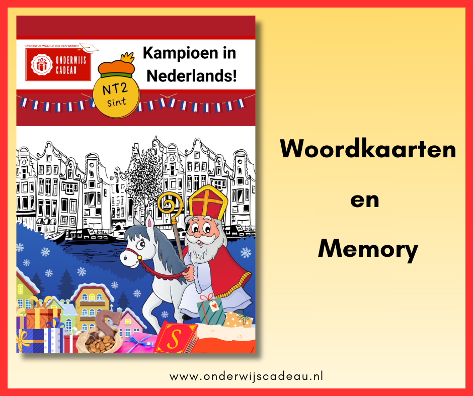 Sinterklaas (NT2) - Woordkaarten en memory