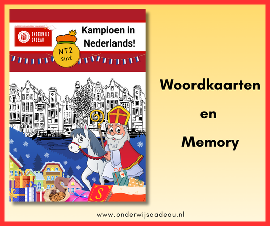 Sinterklaas (NT2) - Woordkaarten en memory