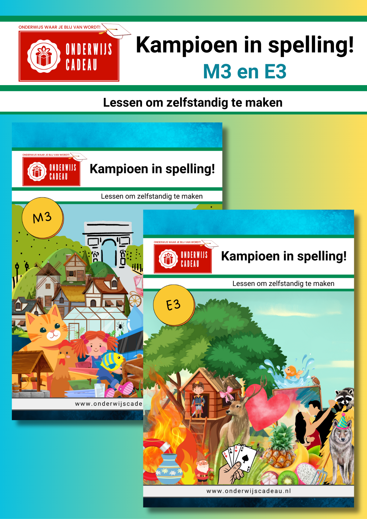 Kampioen in spelling! - M3 en E3