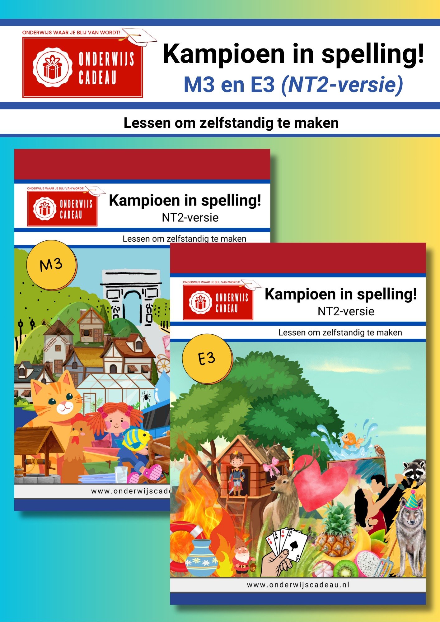 Kampioen in spelling! - M3 en E3 - NT2-versie