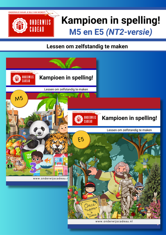 Kampioen in spelling! - M5 en E5 - NT2-versie