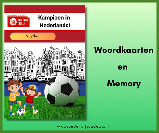 Voetbal (NT2) - Woordkaarten en memory