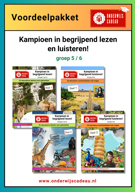 Voordeelpakket: Begrijpend lezen en luisteren (groep 5/6)