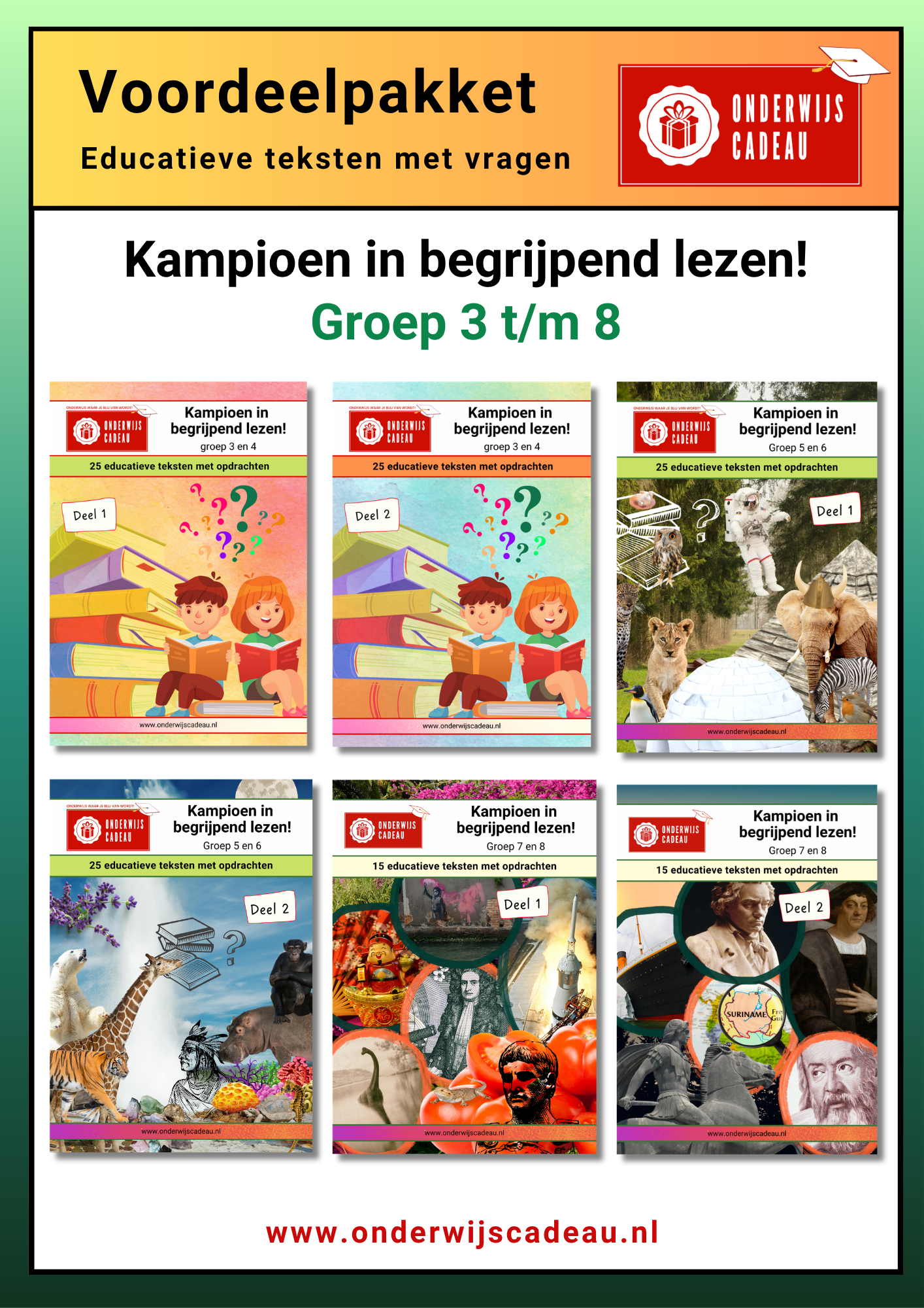 Begrijpend lezen (Groep 3 t/m 8)