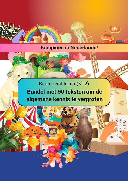 Begrijpend lezen: 50 teksten van de week (NT2)