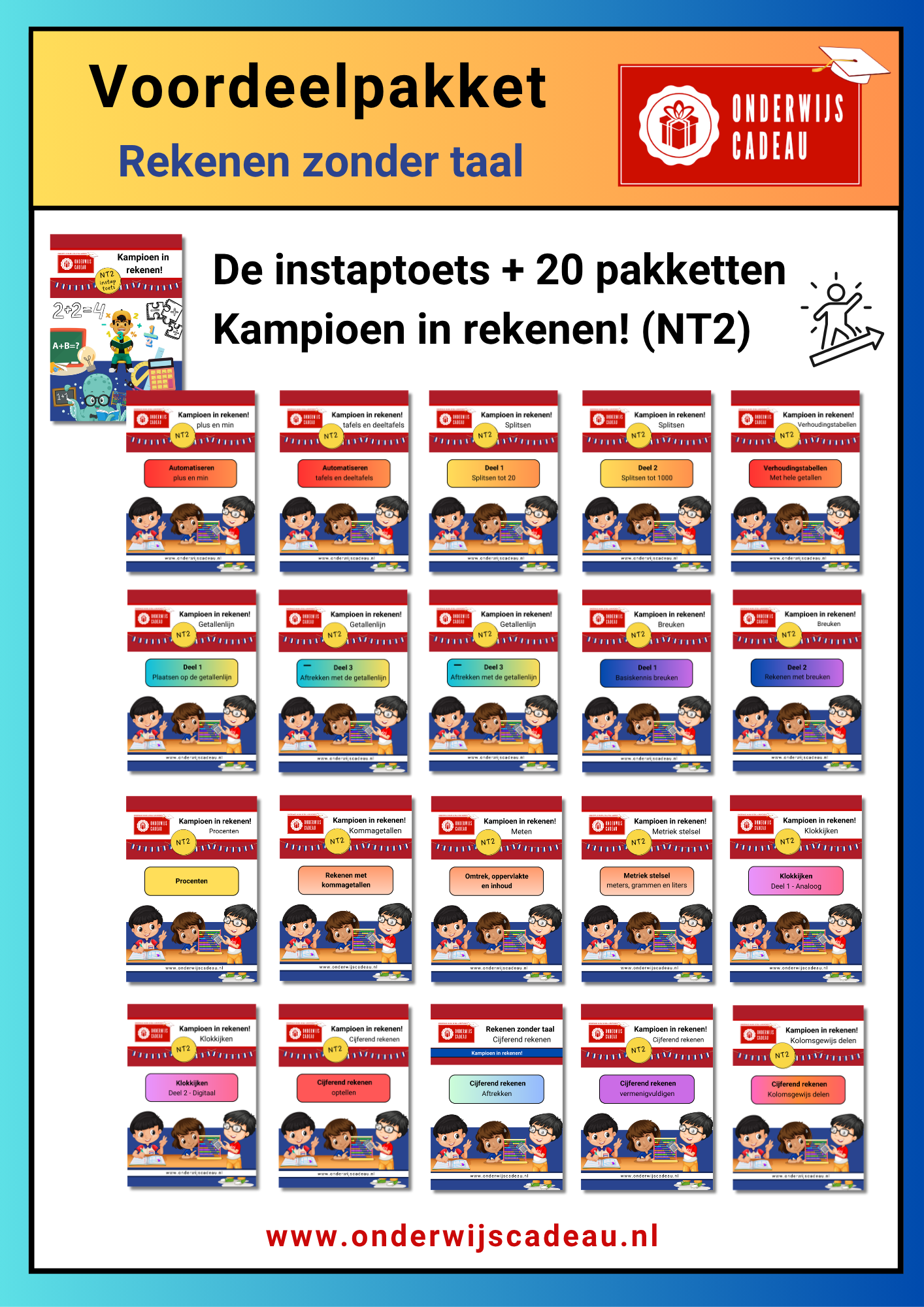 Kampioen in rekenen! (NT2) compleet