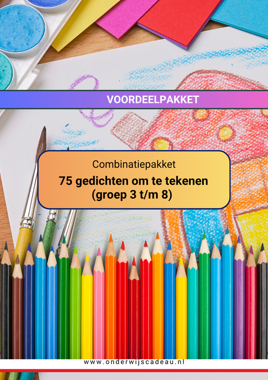 Teken het gedicht (groep 3 t/m 8)