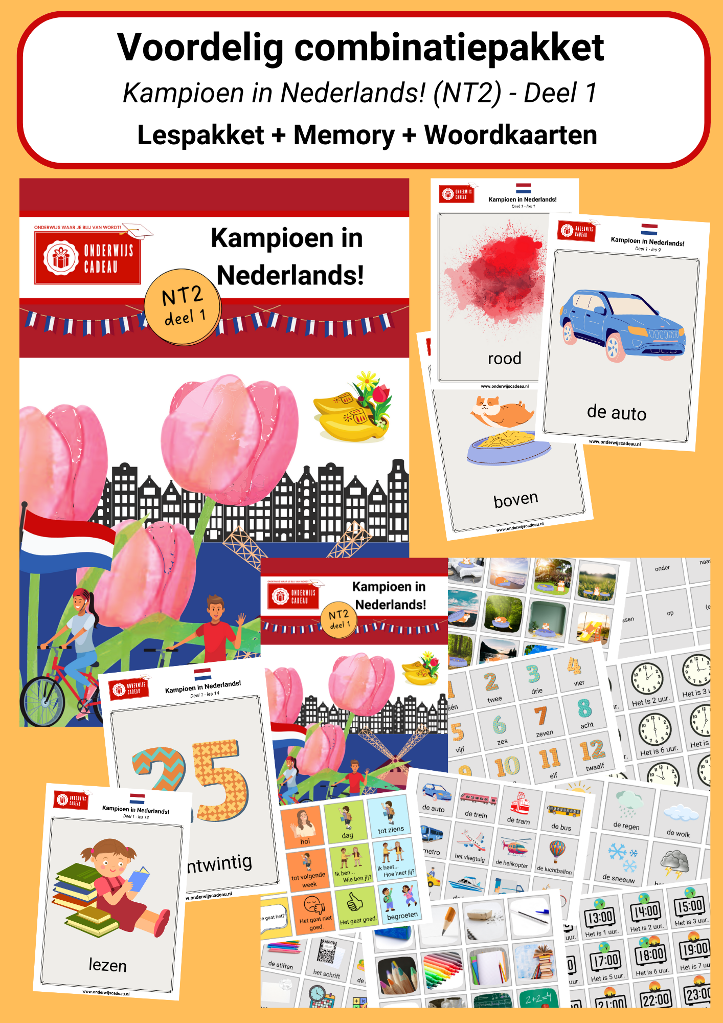 Combinatiepakket: Kampioen in Nederlands! (NT2) - Deel 1